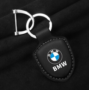 ◆新品◆BMW◆エンブレム◆高級牛革◆キーホルダー キーリング キーチェーン 薄型 軽量 3色選択