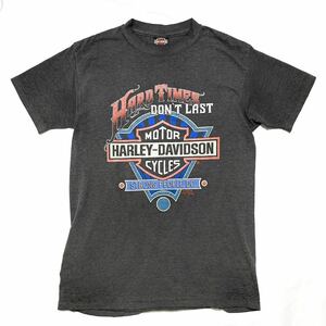 90s USA製 vintage 3D EMBLEM HARLEY DAVIDSON Tシャツ 黒 ブラック 90年代 1991年 ヴィンテージ L ハーレーダビッドソン ロゴ バイク