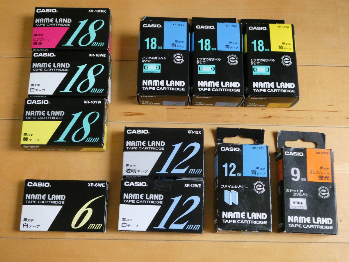 2023年最新】ヤフオク! -カシオ ネームランド 12mmの中古品・新品・未