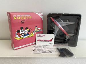 ★送料込み★JALドリームエクスプレス スイート号 ボーイング 747-400 1/500 ディズニー Disney Magic SWEETミッキー ミニー JA8904