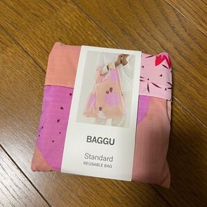BAGGU STANDARD バグー スタンダード エコバック ピンク カクタス フラワー サボテン レッド 花 フローラル