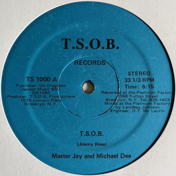 Master Jay And Michael Dee - T.S.O.B.