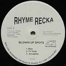 Rhyme Recka - To My Lady / Blowin Up Spots_画像2