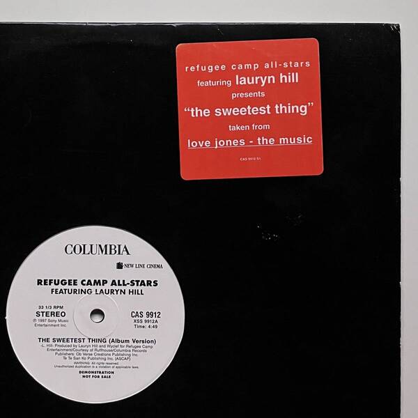 Refugee Camp All Stars Featuring Lauryn Hill - The Sweetest Thing (USオリジナル/プロモオンリー/Promo)