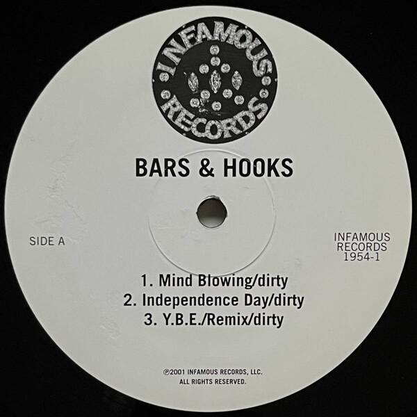 Bars & Hooks - Mind Blowing / Independence Day / Y.B.E. (USオリジナル/プロモオンリー/Promo/マイナー/アングラ/Mobb Deep)