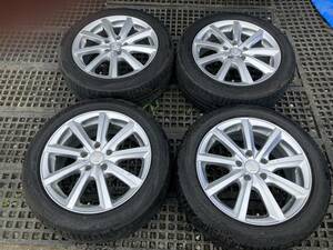 BRIDGESTONE SICUREZZA AS9 17インチx7J +38 114.3 5H【中古/埼玉より発送】