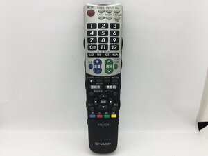 SHARP　リモコン　GA826WJSA　中古品F-2540