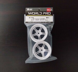 WW-0506WH RC-ART WORLD PRO SSR Professor SPX WHEEL オフセット6（浅リム）ホワイト (2pcs) WORLDPRO ワールドプロ ホイール ラジコン