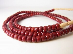 * is good color!! Old Venetian, red brick ~ dark red group gradation,4.2 millimeter sphere one ream!!* antique beads tonbodama 