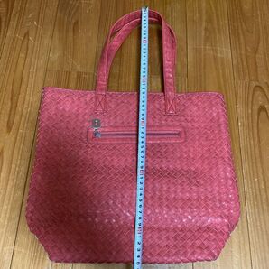 限定出品「合皮編みレザー鞄」