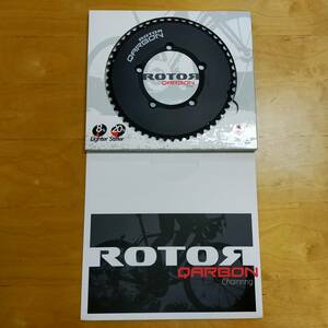 QARBON ROUND RING　NO Q　53T　BCD110mm　5穴　ROTOR ローター　真円　ラウンド　リング カーボン