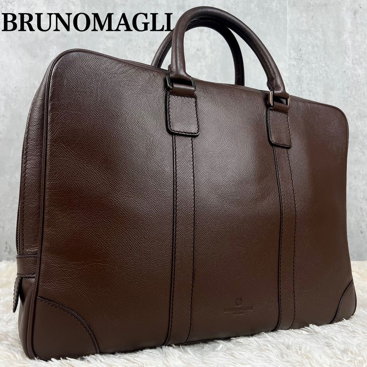 1円〜【高級 機能性抜群】BRUNO MAGLI ブルーノマリ レザー ビジネス