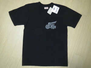 新品 FLATHEAD フラットヘッド TKT-003-ブラック-CUSTOM ENGINES CLUB Tee 38