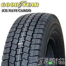 在庫要確認 会社宛 送料無料 グッドイヤー ICE NAVI CARGO 195/85R16 114/112 LT 冬 2本価格 小型トラック 舗装路 NO,GY060-2_画像1