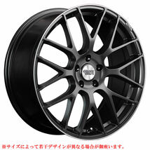 在庫要確認 4本SET 会社宛送料無料 MID RMP 028F 19×8J 114.3-5穴 +42 セミグロスガンメタ/リムエッヂDC/ロゴマシニング NO,4560234980708_画像3