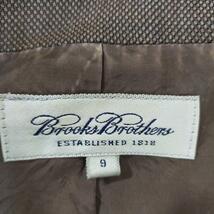 Brooks Brothers ブルックスブラザーズ ジャケット サイズ9 M ブラウン ウール 日本製_画像6