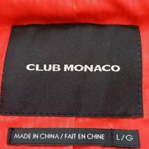 CLUB MONACO クラブモナコ コート サイズL レッド 赤 シンプル_画像6