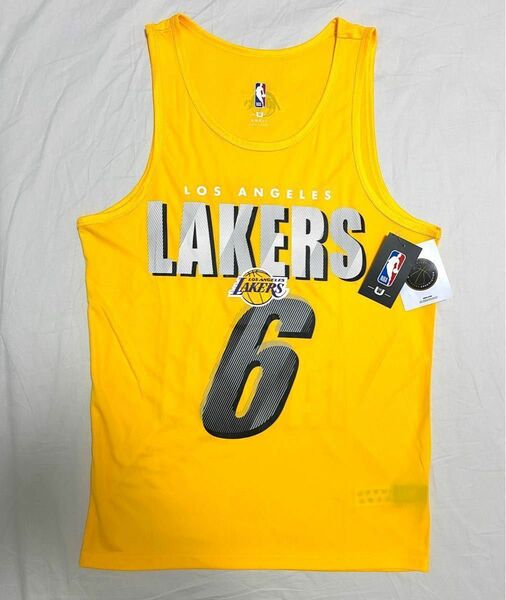 新品未使用 NBA LA LAKERS ロサンゼルス レイカーズ タンクトップ レブロンジェームズ S バスケットボール