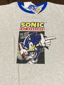 【xLサイズ】新品 ソニック・ザ・ヘッジホッグ◆半袖Tシャツ 新品タグ付き SEGA ゲーム レトロ