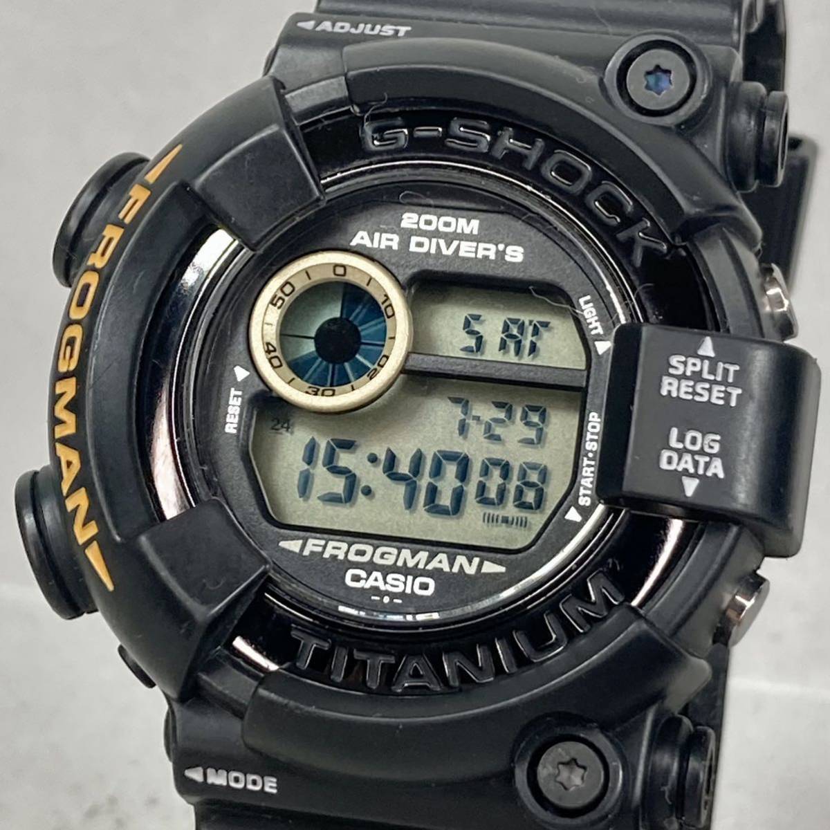 CASIO G-SHOCK FROGMAN DW-8200 メンインブラック-