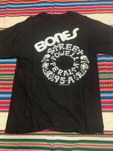 Powell BONES パウエル　スカル　サークルロゴ　Tシャツ　サイズM sk8 80 90s サンタクルーズ HYSTERIC GLAMOUR スラッシャー