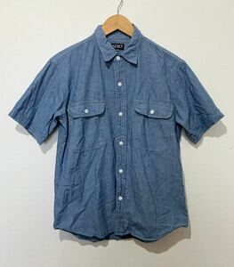 SERO セロ 半袖ワークシャツ シャンブレーシャツ サイズ S 日本製
