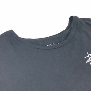 Stussy ステューシー ロゴ S/S Tシャツ FC2558 レディース Sサイズ ブラック 黒 半袖 バッグロゴの画像3