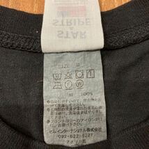 STAR&STRIPE スターアンドストライプ 長袖 Tシャツ カットソー ロンT クールネック USA製 スリット レディース サイズM 玉mc1848_画像7