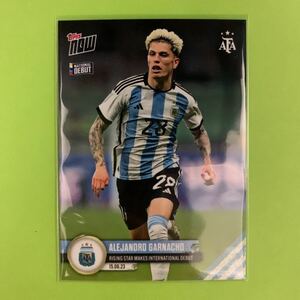 Topps Now Garnacho アレハンドロ ガルナチョ 限定発売 トレーディングカード 代表試合デビュー サッカー アルゼンチン マンチェスターU