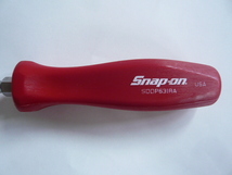 ☆Snap-on☆スナップオン☆ハードグリップ☆SDDP63IRA☆NO.3☆プラス ドライバー☆先端ギザ付き☆レッド☆ボルスター付☆_画像3