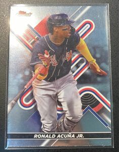 Topps finest MLB アトランタ・ブレーブス　ロナルド・アクーニャjr選手　レギュラーカード　2023