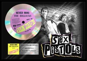  sex * piste ruzNever Mind the Bollocks platinum disk 
