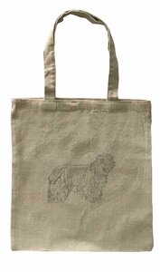 Dog Canvas tote bag/愛犬キャンバストートバッグ【Komondor/コモンドール】ペット/スケッチ/Sketch/ナチュラル-24