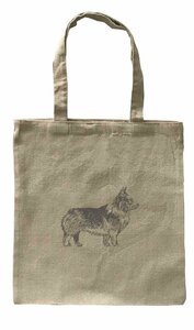 Dog Canvas tote bag/愛犬キャンバストートバッグ【Welsh corgi/ウェルシュ・コーギー】ペット/スケッチ/Sketch/ナチュラル-44