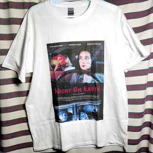 【新品/送料無料】映画『ナイトオンザプラネット』（Night on Earth）Tシャツ【XLサイズ】ジムジャームッシュ