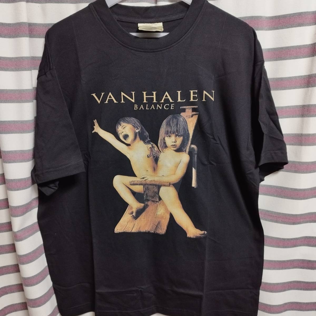 希少XL 90´s VAN HALEN BALANCE TOUR 発禁 Tシャツ 全品特価 メンズ