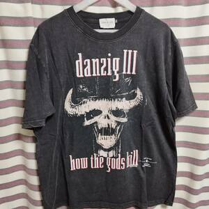 Danzig Ⅲ バンドTシャツ ダンジグ 両面プリント FEAR OF GOD□スマッシングパンプキンズ オーバーサイズ　XL◇古着