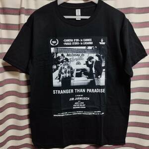  movie [ -stroke Ranger The mpala dice Stranger Than Paradise ]A BIG print T-shirt black L size free shipping / new goods Jim ja-mshu