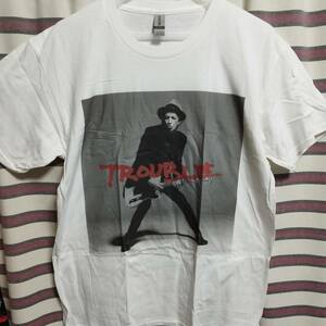 Keith Richards キースリチャーズ バンドTシャツ『TROUBLE』【L】ローリングストーンズ Rolling Stones　ミックジャガー 新品/送料無料◇