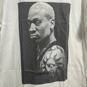 【新品/送料無料】NBA デニスロッドマン DENNIS RODMAN 【Lサイズ】 BIGプリントTシャツ