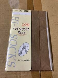 noa hi socks 15デニール ハイソックス サニーブラウン 靴下 パンスト タイツ ストッキング 茶色