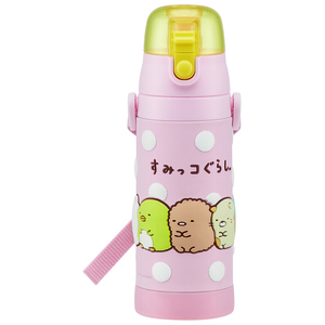 ☆ すみっコぐらし 水筒 キッズ 直飲み 通販 約 500ml 子供 480ml おしゃれ キャラクターグッズ ワンタッチ ボトル マイボトル ショルダー