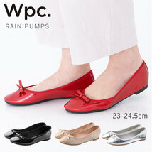 ☆ レッド ☆ M(23.5-24cm) レインシューズ レディース 通販 パンプス wpc レインパンプス おしゃれ シンプル 大人 かわいい 通学 通勤 ロ_画像3