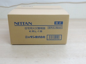 未使用・未開封　NITTAN ニッタン株式会社　住宅用火災警報器　KRL-1B　1箱（10個入り）　煙式　音声式　電池式　管1