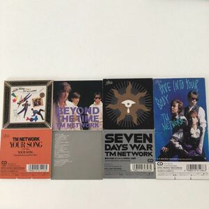 シングル８cm CD 「SEVEN DAYS WAR 、DIVE INTO〜、BEYOND THE〜、YOUR SONG」　TM NETWORK（ケース半折れ品）