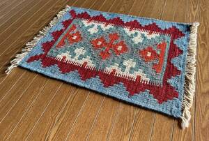 【55 ｘ 41】イラン直輸入★シーラーズ産キリム・KILIM■2890-3-H