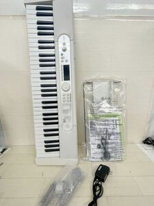 [ML 6959]状態良！【CASIO/カシオ】LK-520 Casiotone カシオトーン　2021年製 61鍵盤　光ナビゲーションキーボード　元箱　譜面台付き