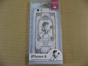 PGA iPhone 6s / 6用 4.7インチ ハードケース クリア 銀箔押し　ディズニー・白雪姫　PG-DCS899WH iPhoneケース