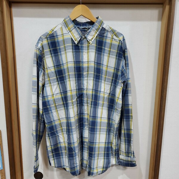 CHAPS　長袖シャツ　チェック柄　サイズ２XL　US古着　アメリカ古着　azu161