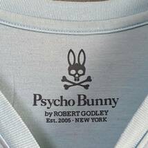 サイコバニー　Psycho Bunny 水色　Tシャツ　FREE 綿_画像4